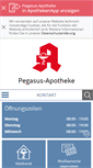 Mobile Screenshot of pegasus-apotheke.info